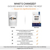 AS-IT-IS Nutrition ATOM Whey Protein with Enzymes, 4.4 lb Kesar Kulfi
