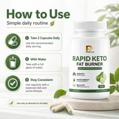 5 - PRIME VITA Rapid Keto Fat Burner 800mg,  60 capsules  Unflavoured (Pack of 3) 