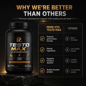 7 - PRIME VITA Testo Max, 60 capsules Unflavoured (Pack of 3)