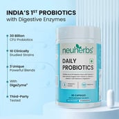 3 - Neuherbs Daily Probiotics 30 Billion CFU,  60 capsules  Unflavoured 