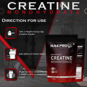 4 - Nakpro Creatine Monohydrate, Tangy Orange 0.22 lb