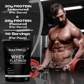 4 - Nakpro Whey Platinum Whey Protein Isolate, 4.4 lb Chocolate