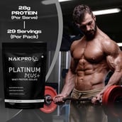 4 - Nakpro Platinum Plus+ Whey Protein Isolate, 2.2 lb Chocolate