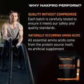 6 - Nakpro Perform Whey Protein Concentrate, 2.2 lb Strawberry