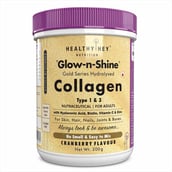 1 - HealthyHey Nutrition Gold Series Hydrolysed Bovine Collagen Type 1 & 3,  200 g  Cranberry 