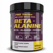 1 - HealthyHey Sports Beta Alanine Powder, Unflavoured 0.55 lb