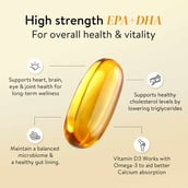 4 - Happy Cultures 5X Omega 3 Fish Oil 2600mg Lemon,  60 softgels 