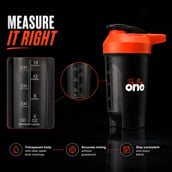 5 - AS-IT-IS Nutrition One Shaker,  Black  400 ml 