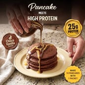 MuscleBlaze High Protein Pancake 200g x 3 Pack Choco Vanilla