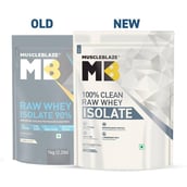 12 - MuscleBlaze Raw Whey Isolate, 4.4 lb 100% Clean Whey Unflavoured 2