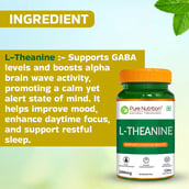 4 - Pure Nutrition L-Theanine, 120 veggie capsule(s)