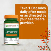 6 - Pure Nutrition L-Tyrosine, 60 veggie capsule(s)