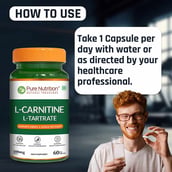 5 - Pure Nutrition L-Carnitine L-Tartrate, 60 veggie capsule(s) Unflavoured