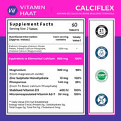 2 - Vitaminhaat Calciflex 1100mg,  60 capsules  Unflavoured 