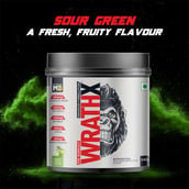 2 - MuscleBlaze Pre Workout WrathX,  1.12 lb  Sour Green