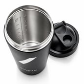 6 - Myprotein Pro Metal Shaker,  Black  700 ml 