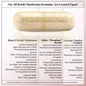 5 - Rooted Active Naturals Reishi Organic Mushroom Extract, 60 veggie capsule(s)