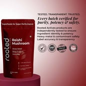 5 - Rooted Active Naturals Reishi Organic Mushroom Extract,  60 g 