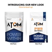 2 - AS-IT-IS Nutrition ATOM PWR Whey Protein XL, 2.2 lb Kesar Kulfi