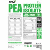 1 - NutriJa Pea Protein Isolate, 1 lb Strawberry