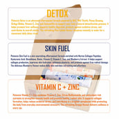 5 - Potencia Skin Wellness Kit, 3 Piece(s)/Pack Detox Liver & Lungs(Pina Colada)+Skin Fuel(Mint Blueberry)+Vitamin C(Orange)