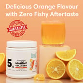 10 - Foodstrong Hydrolyzed Marine Collagen,  210 g  Orange 