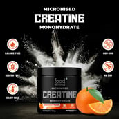 7 - Foodstrong Micronised Creatine Monohydrate,  Orange Rush  0.27 lb 