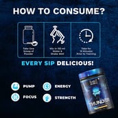 5 - Foodstrong Thunder Pre-Workout Supplement, 0.71 lb The Tropical Tease