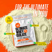 2 - Yogabar Ultimate Whey Isolate, 1.1 lb Unflavoured (Pack of 2)