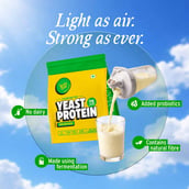 11 - Yogabar Fermented Yeast Protein Combo Pack, 1.1 lb Unflavoured & Chocolate