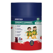 2 - Gritzo Immunity Gummies 2-6 Years,  30 gummies  Strawberry 