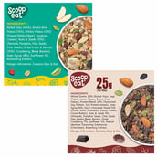 3 - Scoopeat Millet Muesli Combo,  2 Piece(s)/Pack  Fruit & Nut Muesli 400g & 25g High Protein Muesli- 400g 