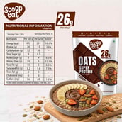 3 - Scoopeat 26g Super Protein Oats, 400 g Chocolate