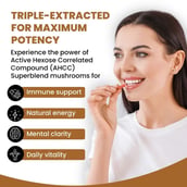 8 - Rooted Active Naturals Hexose Correlated Compound (AHCC) Mushroom Extract, 60 veggie capsule(s)