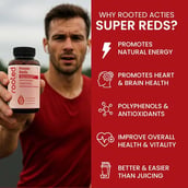 3 - Rooted Active Naturals Power Reds, 60 tablet(s)