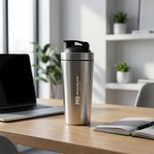 2 - MuscleBlaze Stainless Steel Gym Shaker, Silver 700 ml