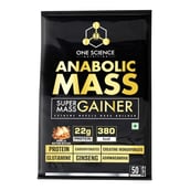 1 - One Science Anabolic Super Mass Gainer, 11.02 lb Vanilla Butterscotch