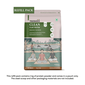 1 - TrueBasics Clean Plant Protein, 2.2 lb Chocolate (Refill Pack)