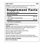 Supplement - GNC L-Arginine & L-Citrulline, 120 caplets Unflavoured