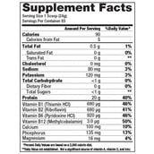 supplementfact - VPX Zero Carb SRO Whey Protein Isolate, 4.4 lb Vanilla Dream