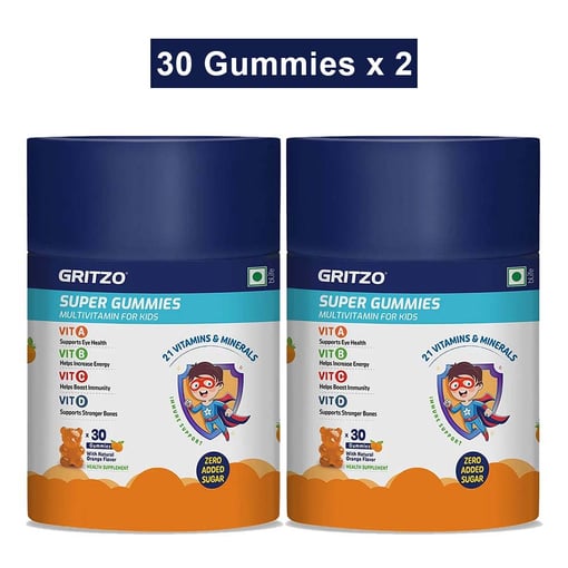 Super Gummies Multivitamin for 2-6 Yr Kids Orange - 60 Gummies