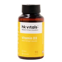 2 - HealthKart HK Vitals Vitamin D3, 90 capsules Unflavoured