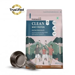 TrueBasics Clean Whey Protein (Isolate), 2.2 lb Chocolate
