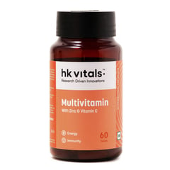2 - HealthKart HK Vitals Multivitamin with Zinc & Vitamin C,  60 tablet(s)  Unflavoured 