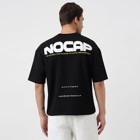 ZVERSE NOCAP Oversize Tee, Medium Black Riot