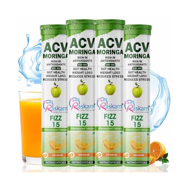 Raskam ACV Moringa- 15 tablet(s) Orange (Pack of 4)