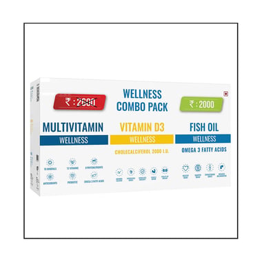 Steadfast Nutrition Wellness Combo Pack, 3 Piece(s)/Pack