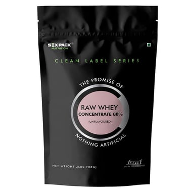 Six Pack Nutrition Raw Whey, 2 lb Unflavoured