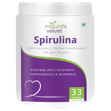 Natures Velvet Spirulina Powder, 0.100 kg