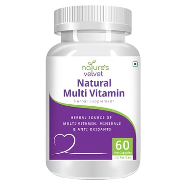 Natures Velvet Natural Multivitamins,  60 capsules  Unflavoured 
